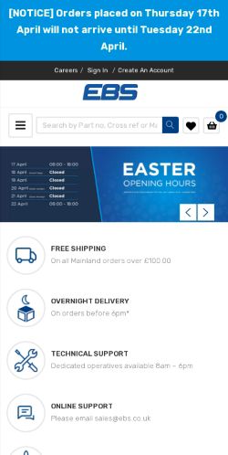 Mobile page screenshot