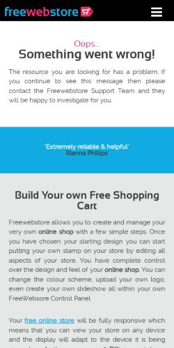 Mobile page screenshot