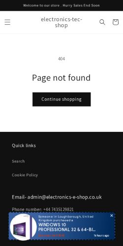 Mobile page screenshot