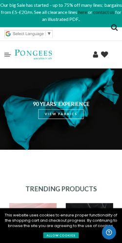 Mobile page screenshot