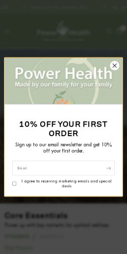 Mobile page screenshot