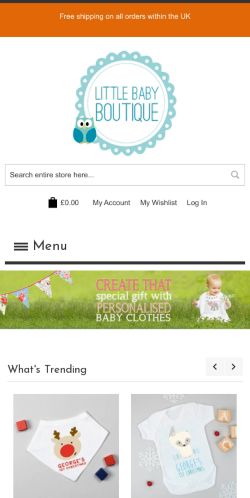 Mobile page screenshot