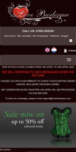 Mobile page screenshot