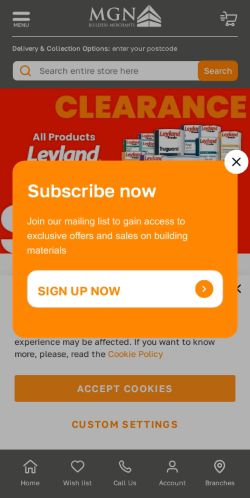 Mobile page screenshot