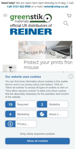 Mobile page screenshot