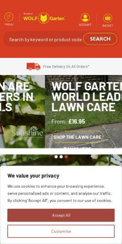 Mobile page screenshot