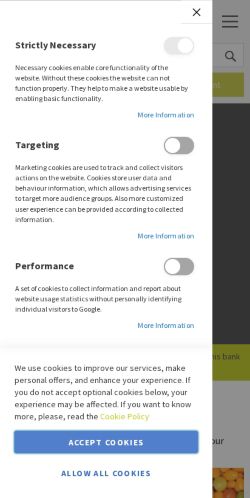 Mobile page screenshot