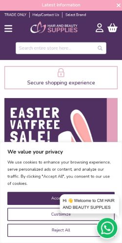 Mobile page screenshot