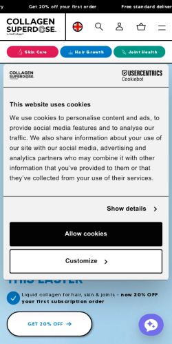 Mobile page screenshot