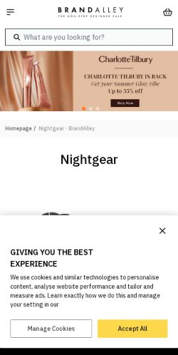 Mobile page screenshot