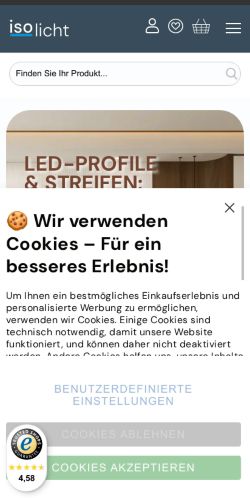 Mobile page screenshot