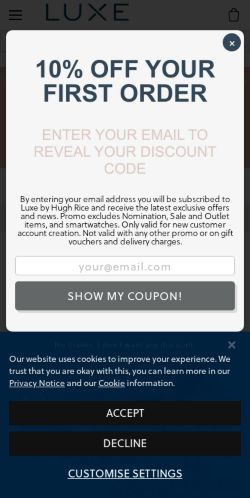 Mobile page screenshot