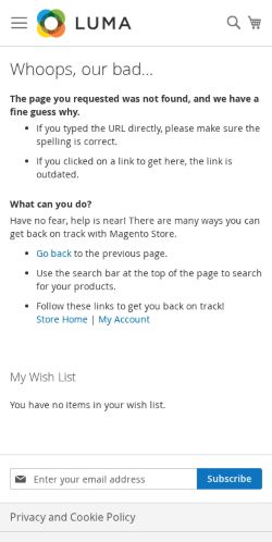 Mobile page screenshot