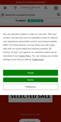 Mobile page screenshot