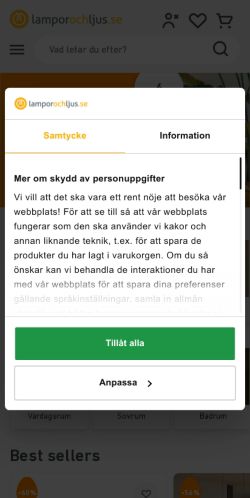 Mobile page screenshot