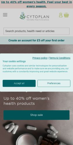 Mobile page screenshot
