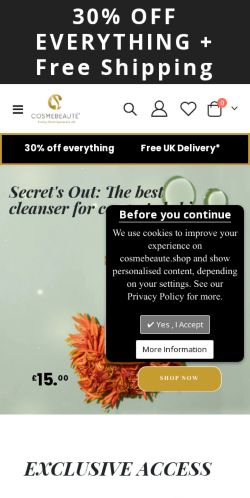 Mobile page screenshot