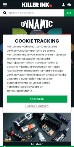 Mobile page screenshot