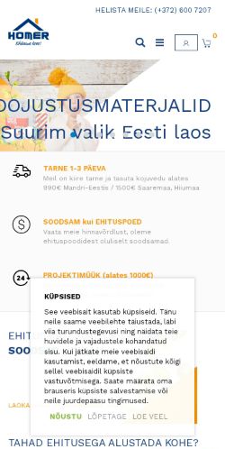 Mobile page screenshot