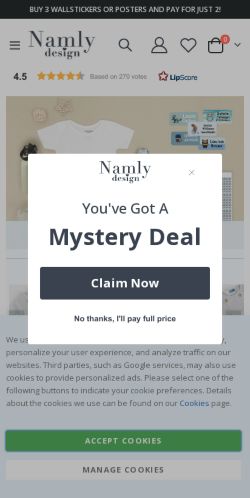 Mobile page screenshot