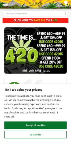 Mobile page screenshot