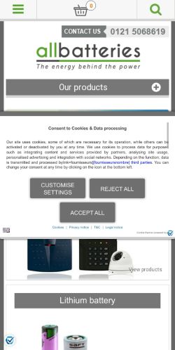 Mobile page screenshot