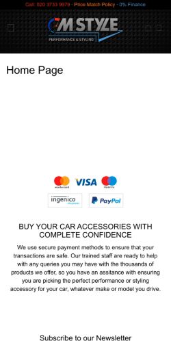 Mobile page screenshot