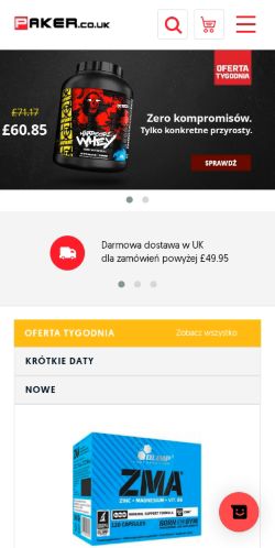 Mobile page screenshot