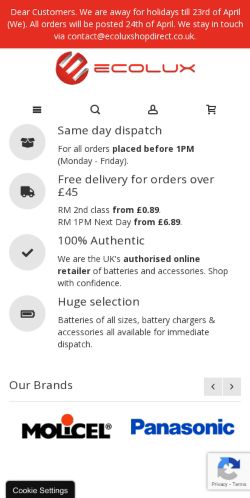 Mobile page screenshot