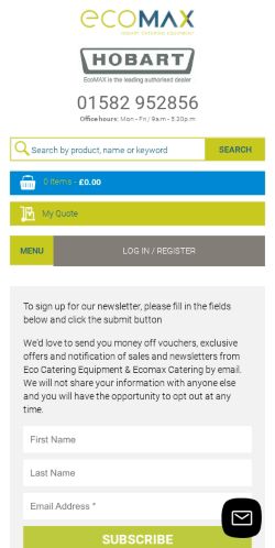 Mobile page screenshot