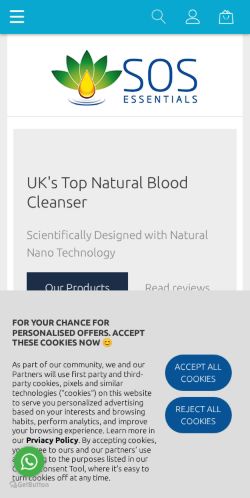 Mobile page screenshot