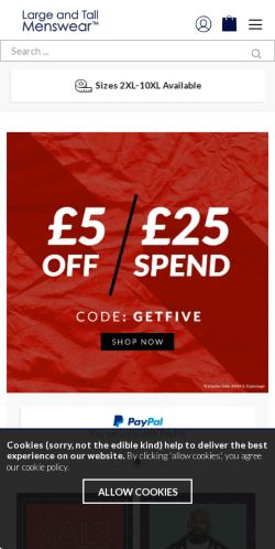 Mobile page screenshot