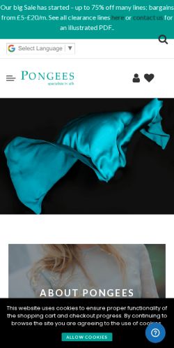 Mobile page screenshot