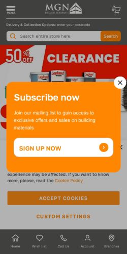 Mobile page screenshot