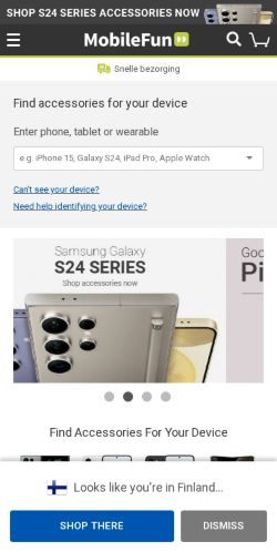 Mobile page screenshot