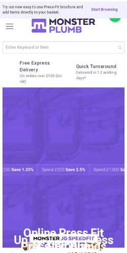Mobile page screenshot