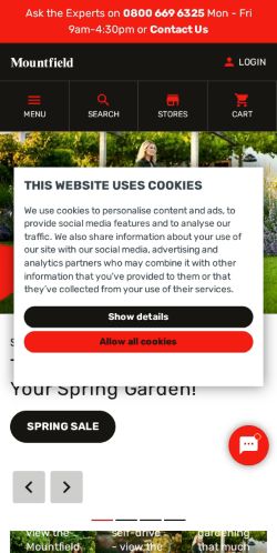 Mobile page screenshot