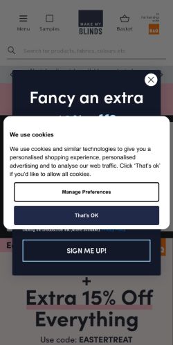 Mobile page screenshot
