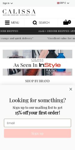 Mobile page screenshot