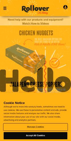 Mobile page screenshot