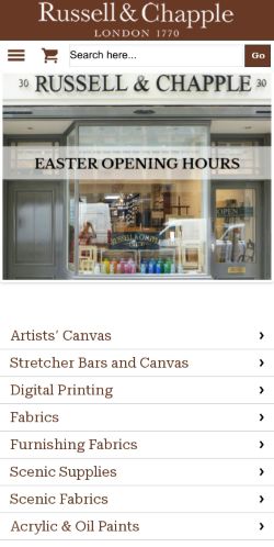 Mobile page screenshot