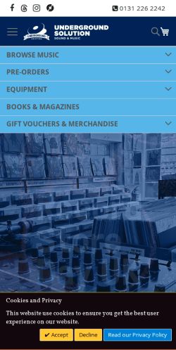 Mobile page screenshot