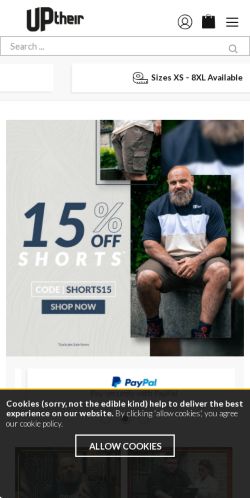 Mobile page screenshot