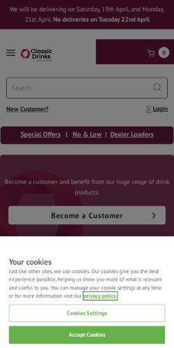 Mobile page screenshot