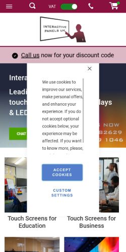 Mobile page screenshot