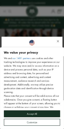 Mobile page screenshot