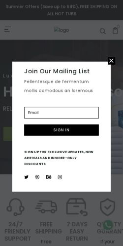 Mobile page screenshot