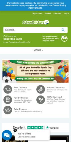 Mobile page screenshot