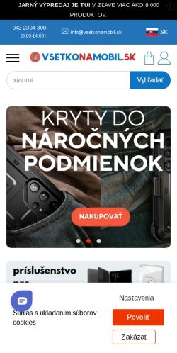 Mobile page screenshot