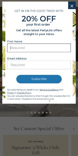 Mobile page screenshot